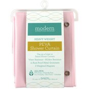 Wholesale - 70"x72" PINK EMBOSSED PEVA SHOWER LINER, UPC: 769898264511